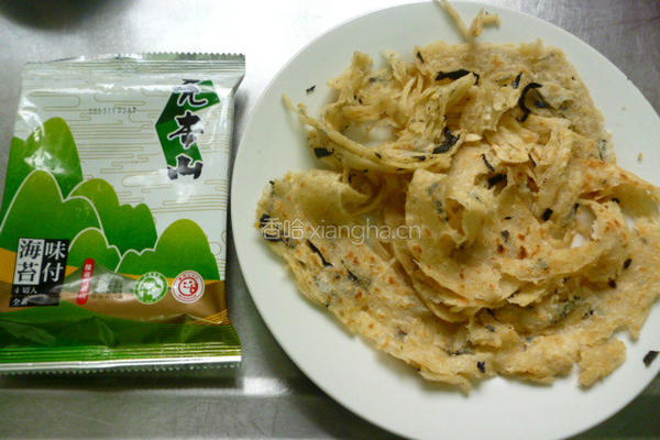 海苔豆渣金丝饼的做法图解10