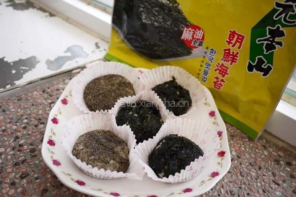 海苔麻糬的做法图解4