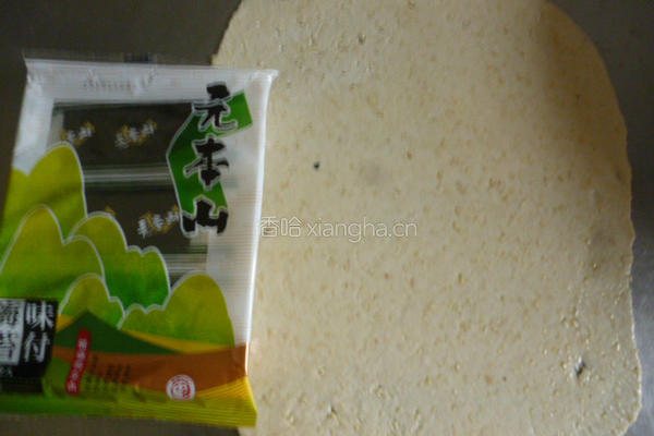 海苔豆渣金丝饼的做法图解3