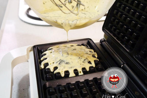 海苔格子松饼的做法图解6