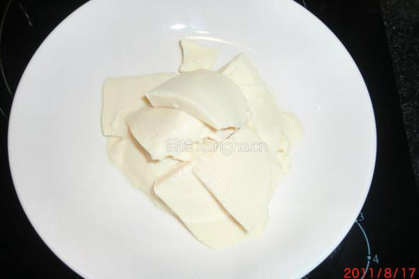 山药秋葵冷豆腐的做法图解5