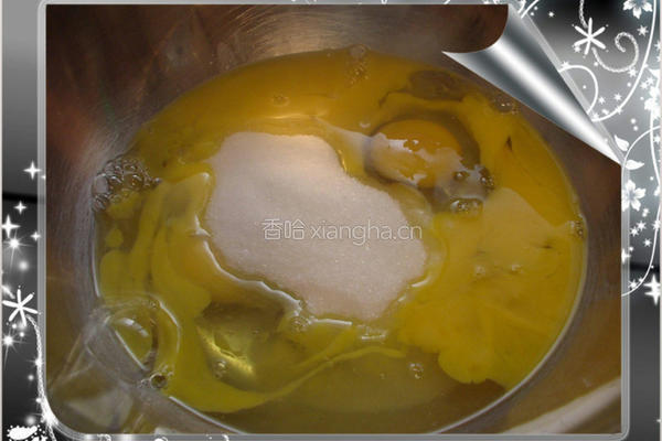 香草咖啡海绵蛋糕的做法图解3