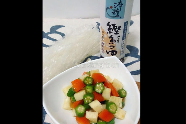 日式凉拌秋葵的做法图解3