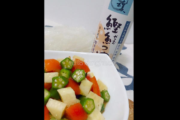 日式凉拌秋葵的做法图解4