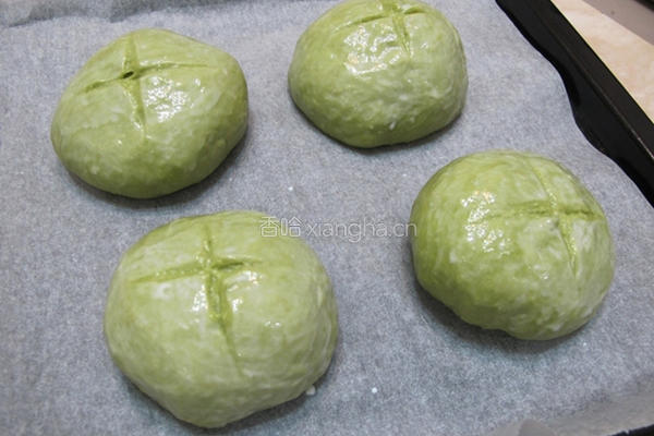 抹茶地瓜面包的做法图解9