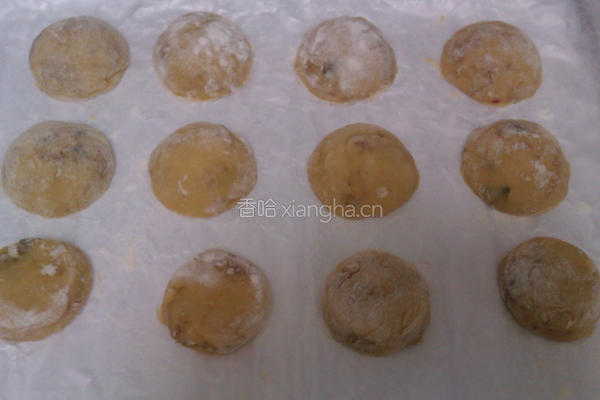 香草红梅麦片饼干的做法图解2
