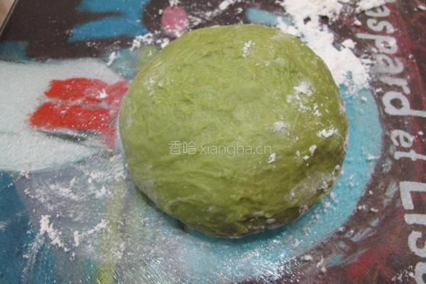 抹茶地瓜面包的做法图解4