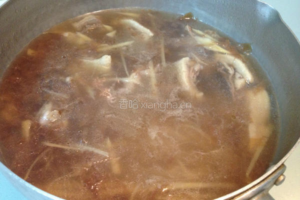 冬菜鹅肉冬粉汤的做法图解3