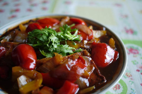 糖醋甜椒烧豆腐