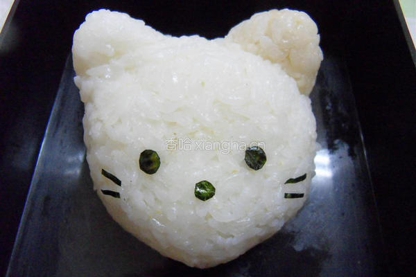 猫肉球便当的做法图解3