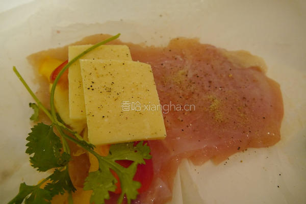 起司甜椒鸡肉卷的做法图解2