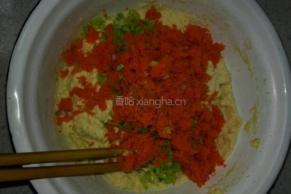 胡萝卜豆渣饼的做法图解3