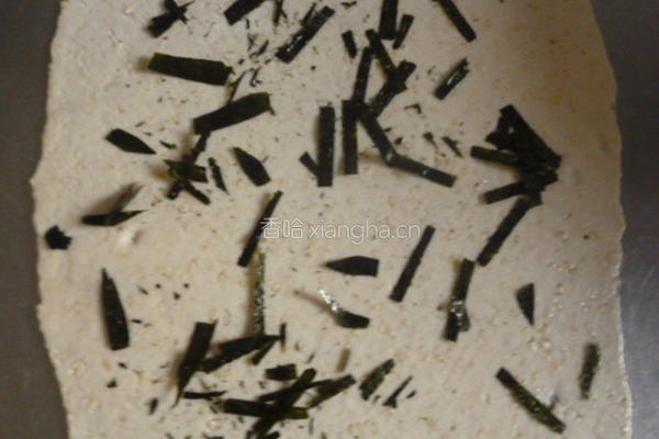 豆渣海苔金丝饼的做法图解4