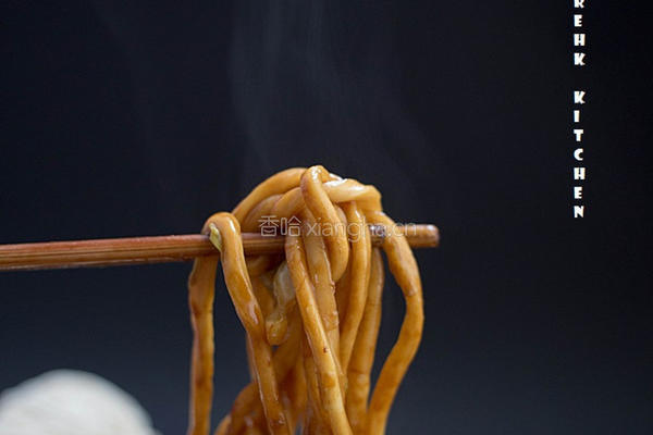 上海炒粗面的做法图解4
