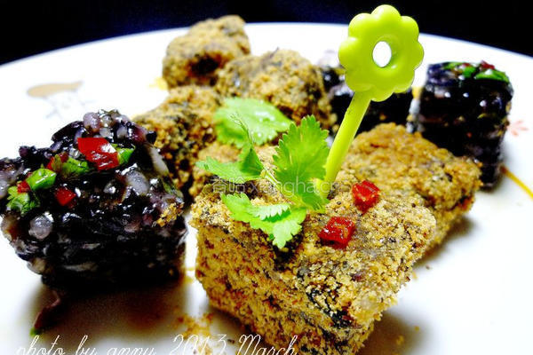 海苔米血糕的做法图解8