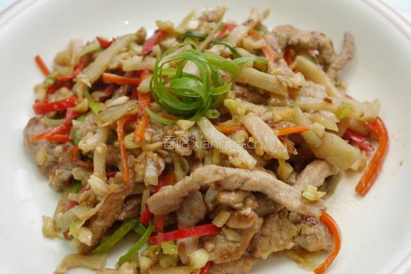 榨菜肉丝的做法图解3