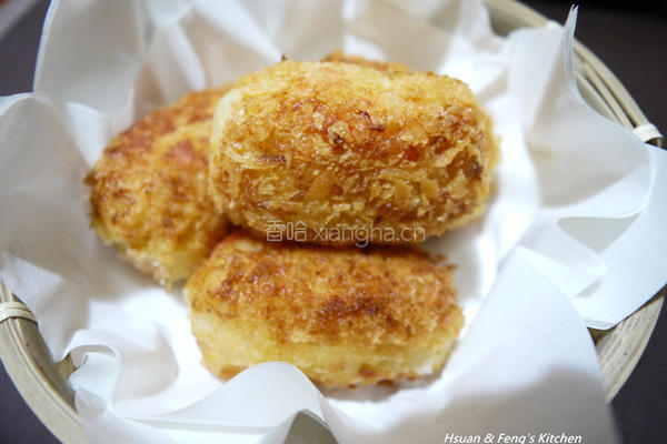 蟹肉奶油可乐饼的做法图解7