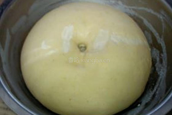 红豆牛奶花型面包的做法图解2