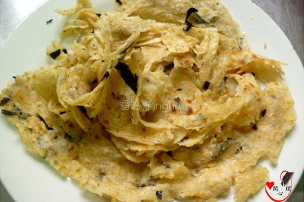 豆渣海苔金丝饼的做法图解10