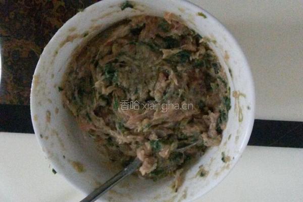 鸡汤荠菜馄饨的做法图解2