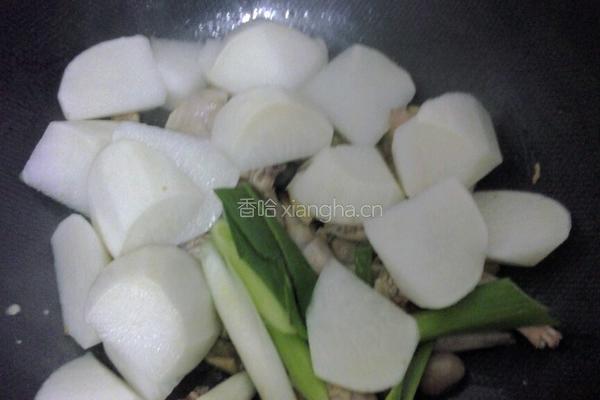 兔肉闷萝卜的做法图解7