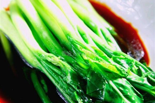 白灼芥兰的做法图解1