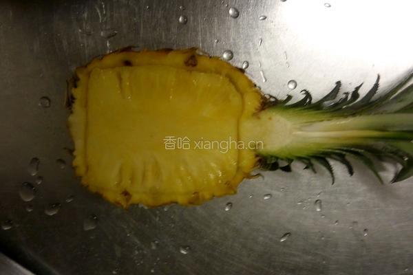 菠萝新天地的做法图解1