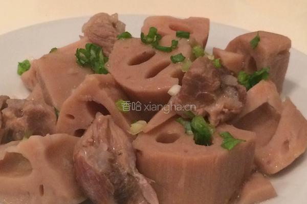 莲藕炆排骨的做法图解5