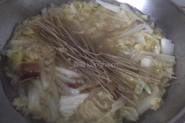 白菜粉条的做法图解5