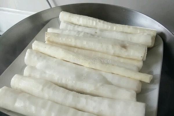 椰香枣泥山药糕的做法图解2