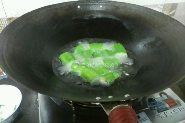 青椒肉末卷的做法图解5