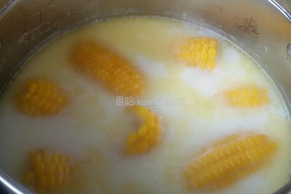 牛奶黄油水果玉米的做法图解5