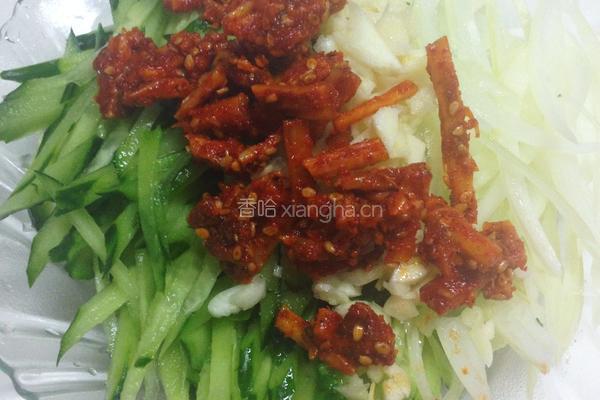 黄瓜牛板筋的做法图解2