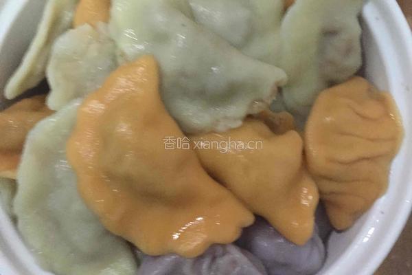三色饺子