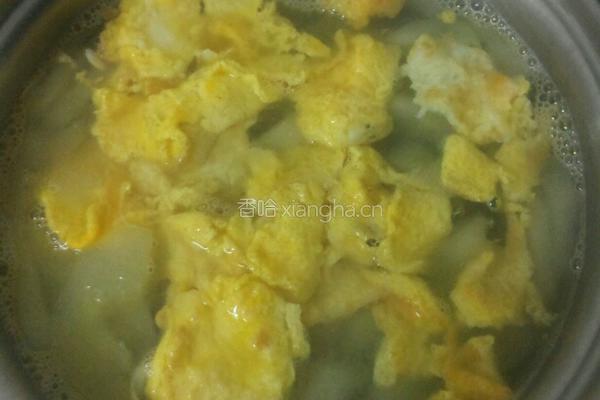 黄瓜鸡蛋紫菜汤的做法图解3