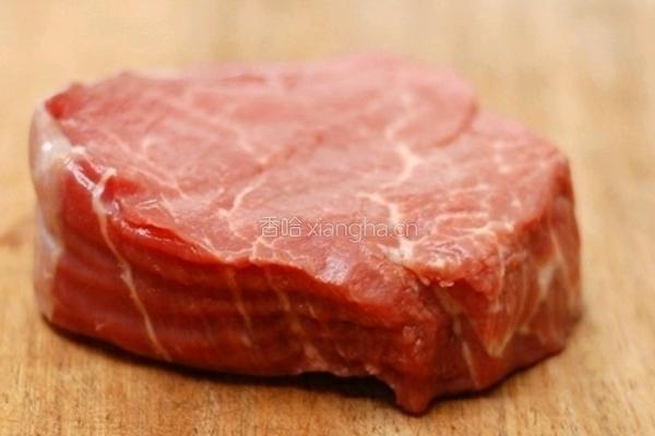 孜然炒肉的做法图解1