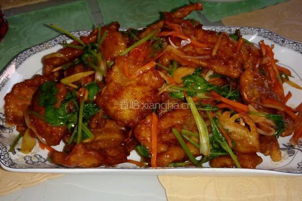 锅包肉的做法图解6