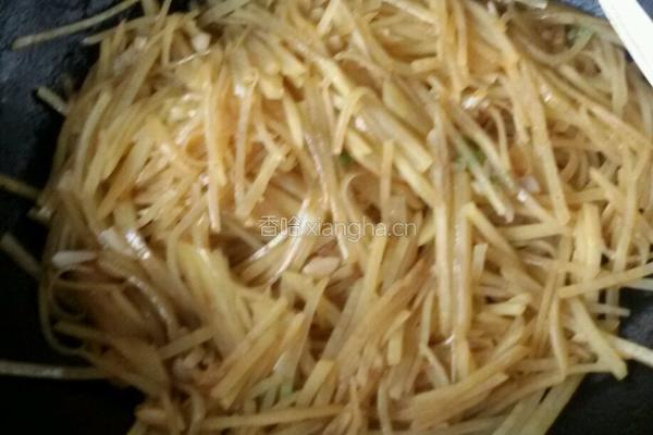 老陈醋土豆丝的做法图解6
