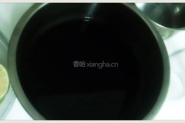 黑糖柠檬茶的做法图解1