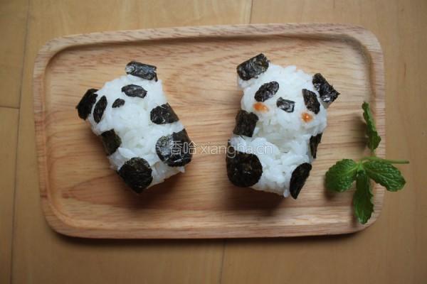 一口可爱圆仔饭团的做法图解8