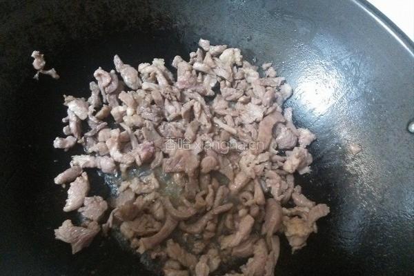 榨菜肉丝的做法图解2