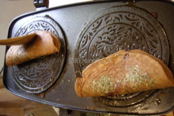 黑糖腰果海苔煎饼的做法图解3