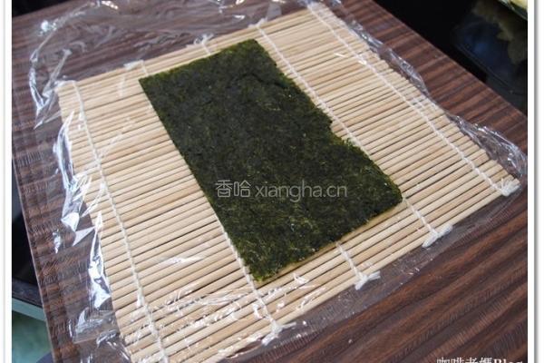 海苔紫米饭团的做法图解3