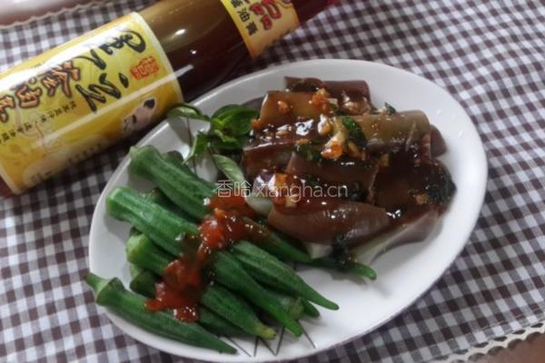 蒜味双蔬的做法图解4