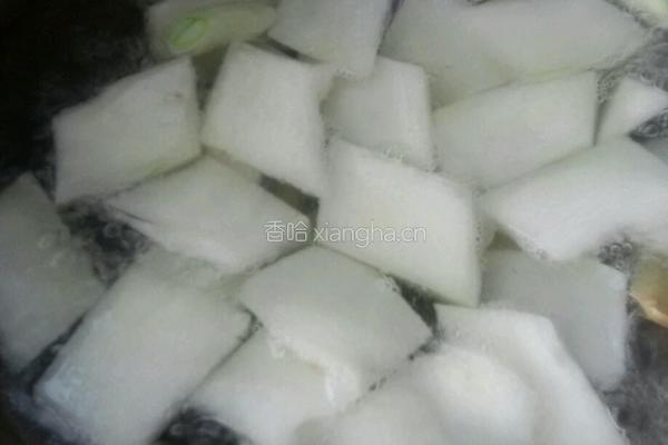羊肉丸子氽冬瓜。的做法图解9
