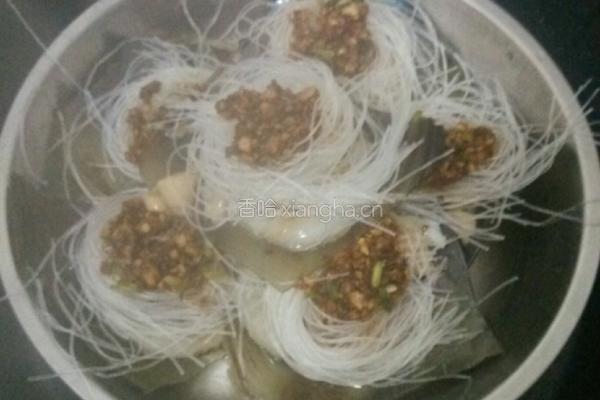 蒜蓉粉丝蒸带子的做法图解5
