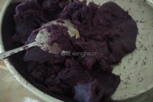 奶香水果紫薯甜品的做法图解4