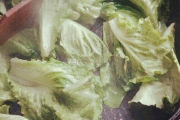 炒生菜的做法图解3