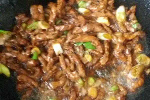肉丝炒芥菜疙瘩。的做法图解6