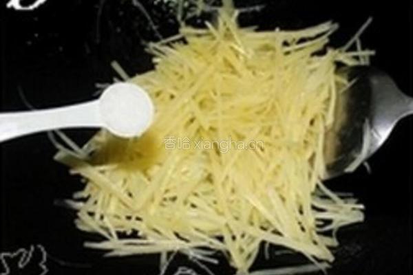 酸辣土豆丝的做法图解6